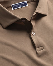 Long Sleeve Smart Pique Polo