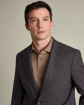 Long Sleeve Smart Pique Polo