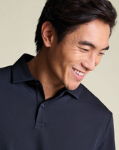 Long Sleeve Smart Pique Polo