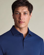 Long Sleeve Smart Pique Polo