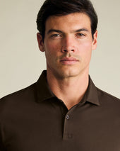 Smart Pique Polo Brown
