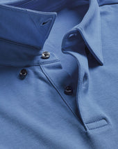 Smart Cotton Polo Cornflower
