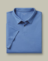 Smart Cotton Polo Cornflower