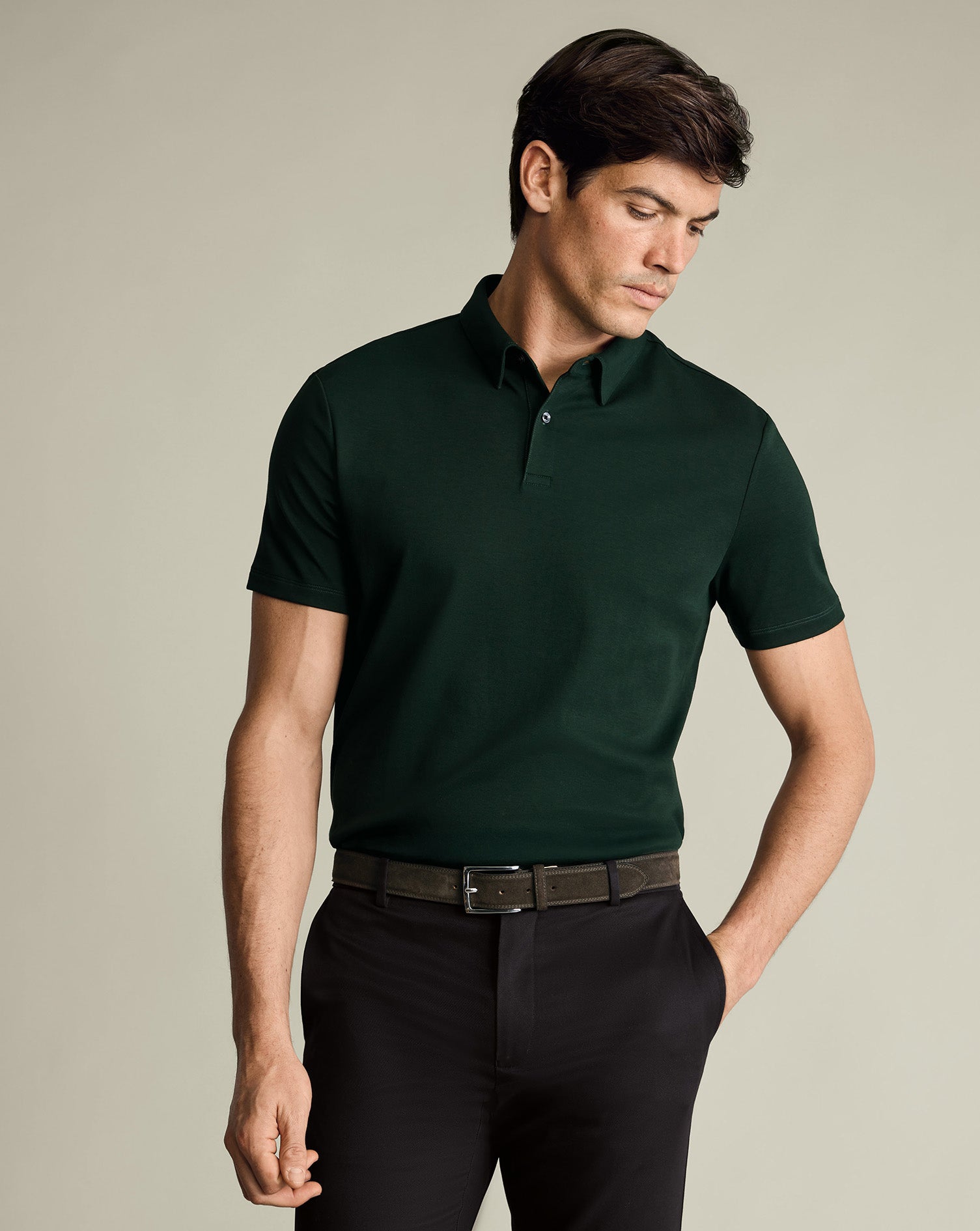Smart Cotton Polo Green