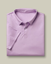 Smart Cotton Polo Lilac