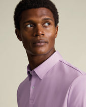 Smart Cotton Polo Lilac
