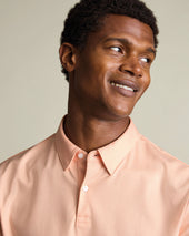 Smart Cotton Polo Peach