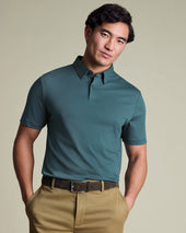 Smart Cotton Polo – Teal Green