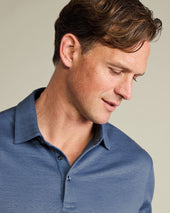 Linen Polo Blue