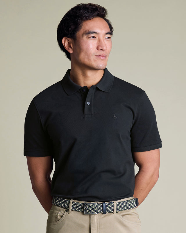 Pique Polo - Black