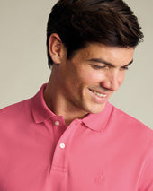 Pique Polo Coral Pink