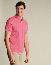 Pique Polo Coral Pink