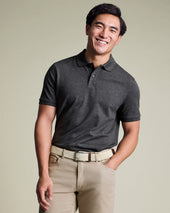 Pique Polo - Grey