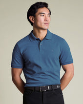 Pique Polo - Indigo Blue