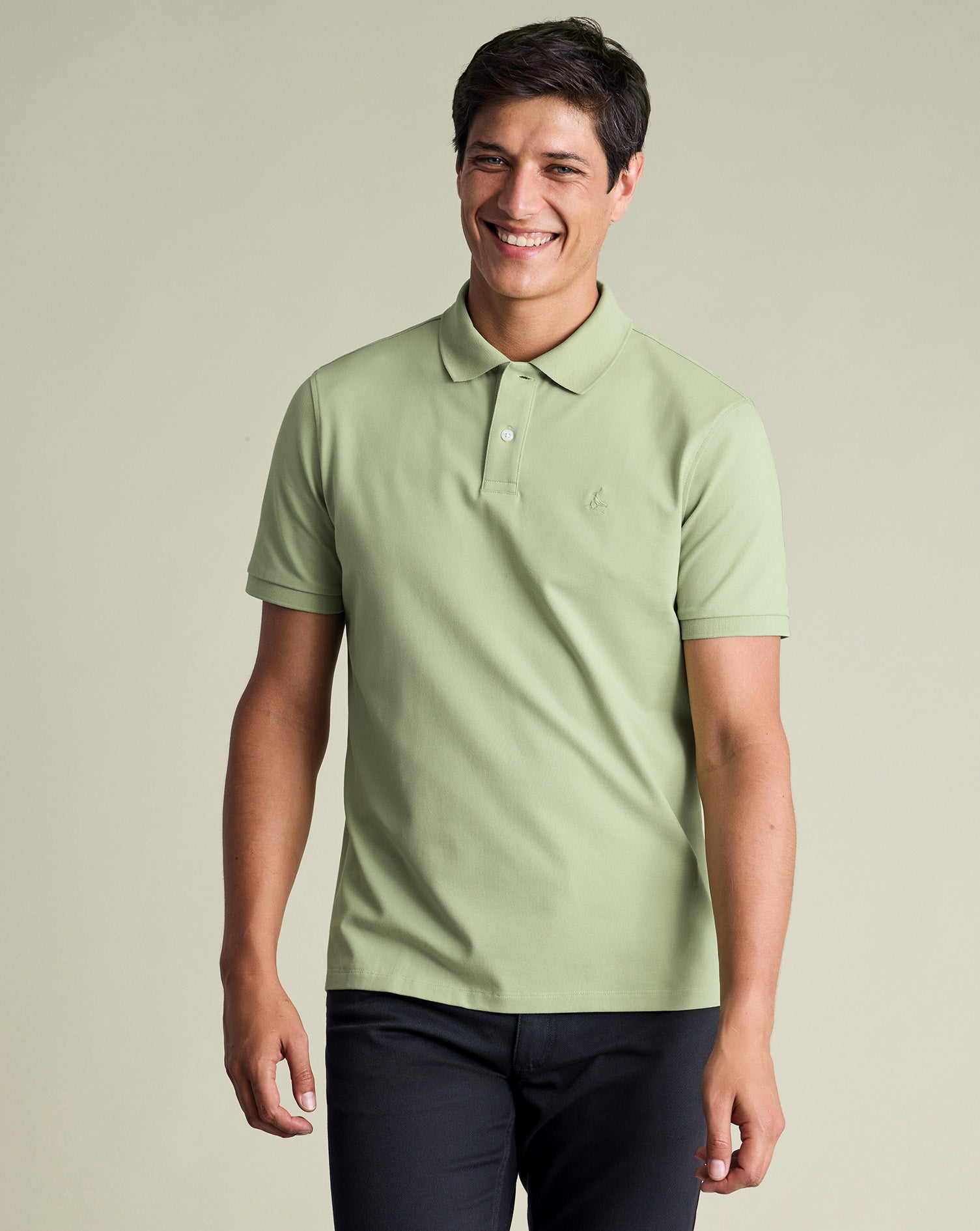 Pique Polo Light Green