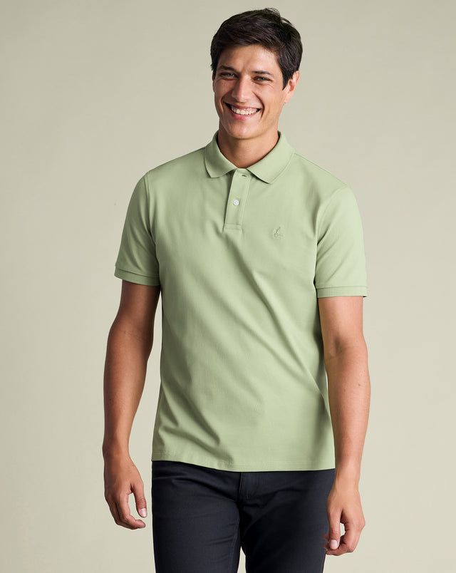 Pique Polo Light Green