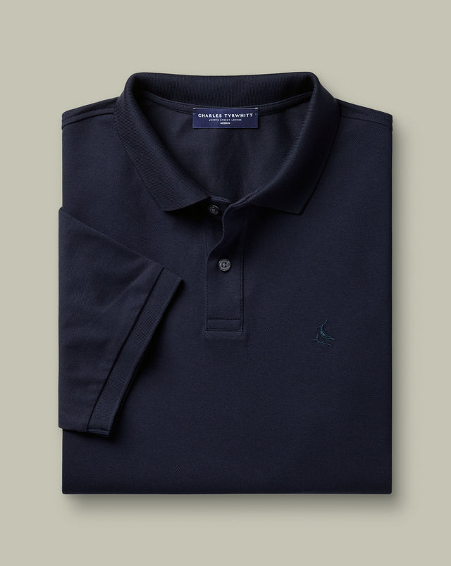 Pique Polo - Navy