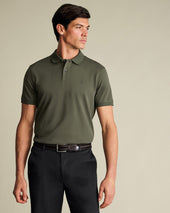 Pique Polo Green