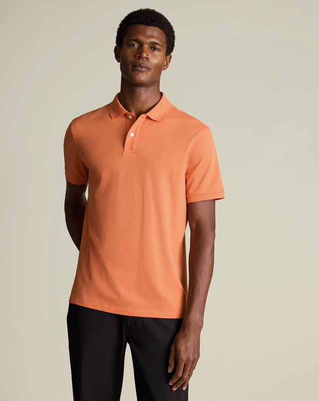 Pique Polo – Orange