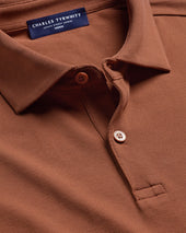 Long Sleeve Smart Pique Polo