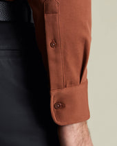 Long Sleeve Smart Pique Polo