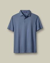 Performance Texture Polo Petrol Blue