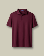 Performance Texture Polo Red