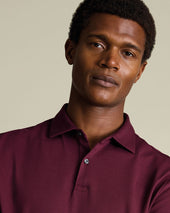Performance Texture Polo Red