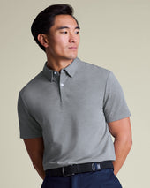 Performance Jersey Polo – Flint Gray