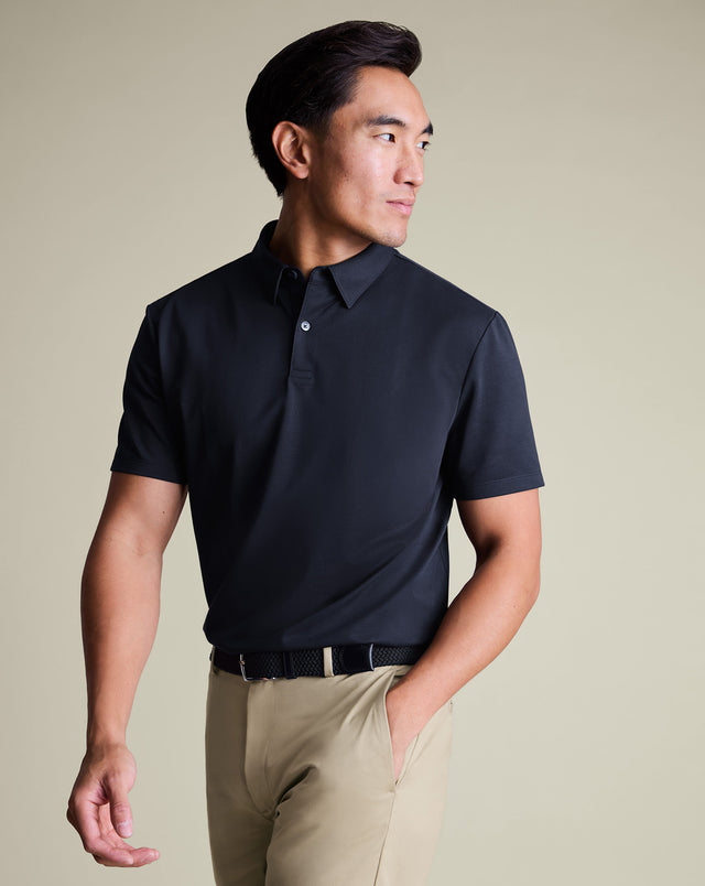 Performance Jersey Polo – Navy