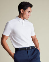 Performance Jersey Polo – White
