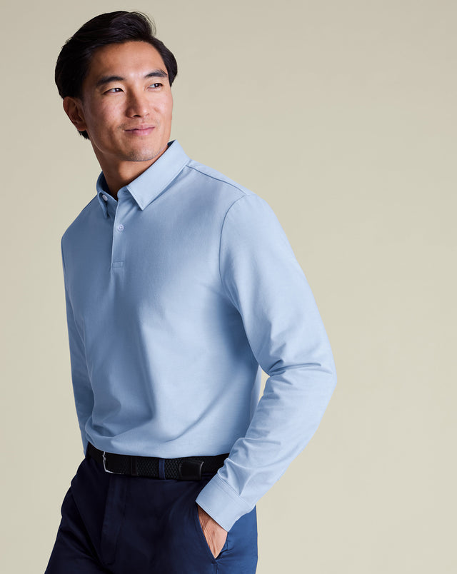 Long Sleeve Performance Jersey Polo