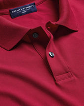 Pique Polo Red