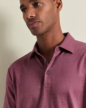 Linen Polo Pink