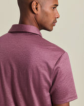 Linen Polo Pink