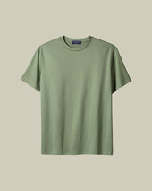 Cotton T Shirt Mid Green