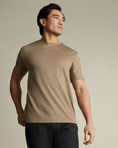 Cotton T-Shirt – Tan