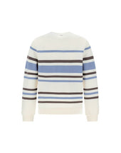 Sweatshirt In Stripe Cotton Sweater