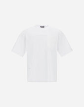 T Shirt In Compact Jersey And Nylon Maestro