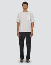 T Shirt In Compact Jersey And Nylon Maestro