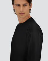 T Shirt In Superfine Cotton Stretch And Light Scuba