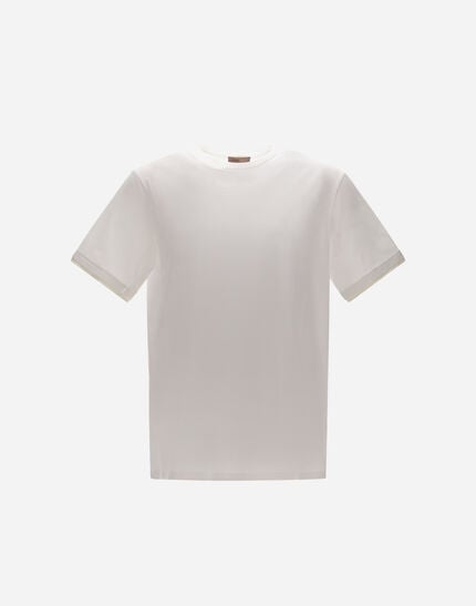 Resort T Shirt In Basic Cotton Stretch Nylon