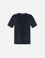 RESORT BASIC COTTON AND LIGHT STRETCH NYLON T-SHIRT