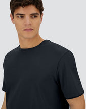 Resort Basic Cotton And Light Stretch Nylon T Shirt