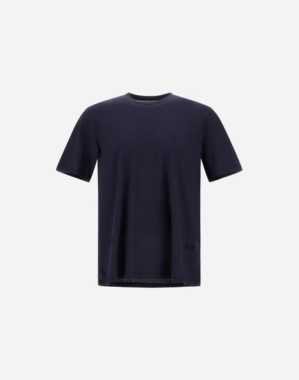 Resort T Shirt In Cotton Silk Jersey