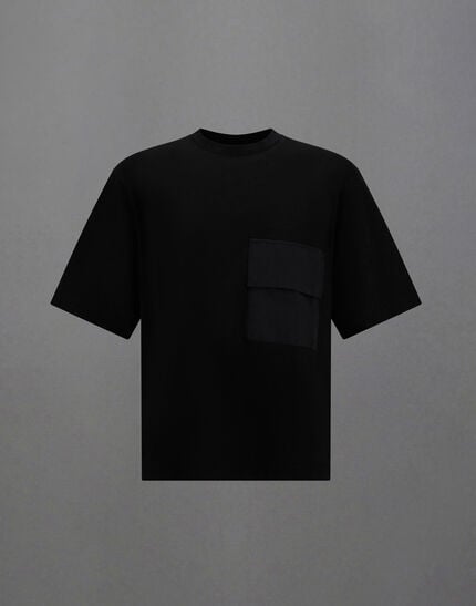 Laminar T Shirt In Light Mercerised Cotton And 2l Gore Tex