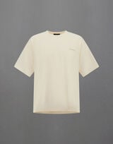 LAMINAR PRINTED T-SHIRT IN COMPACT JERSEY