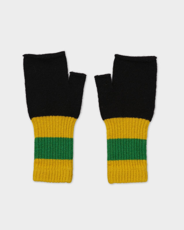 JG Fingerless Mittens Black