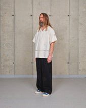 Greetings Shirt Ss Interrupted Embroidery