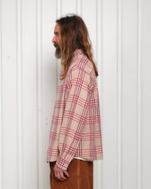 Plane Shirt Flora Check Handloom